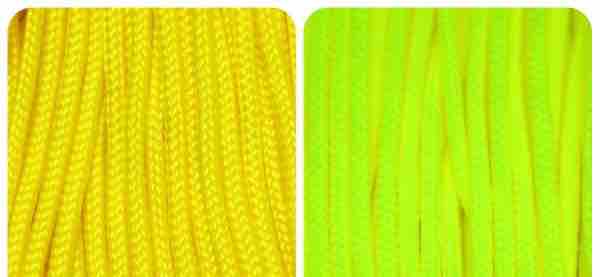 (image for) NeonYellowBlacklightType1Paracord